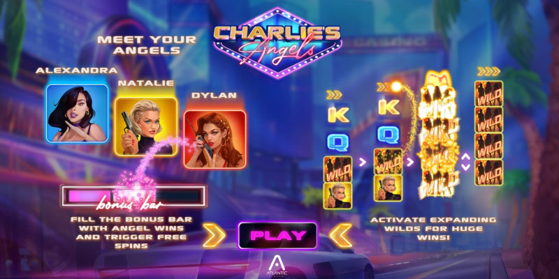 Unleash the Power of Adventure with Charlies Angels Slot!